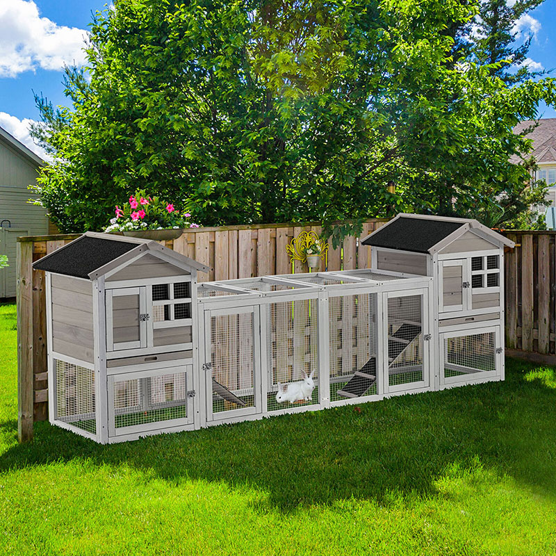 Guinea pig outlet cage with run